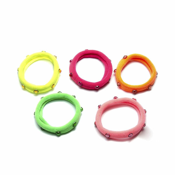 Hair ties Inca Multicolour Stone (5 Pieces) - Cosmova