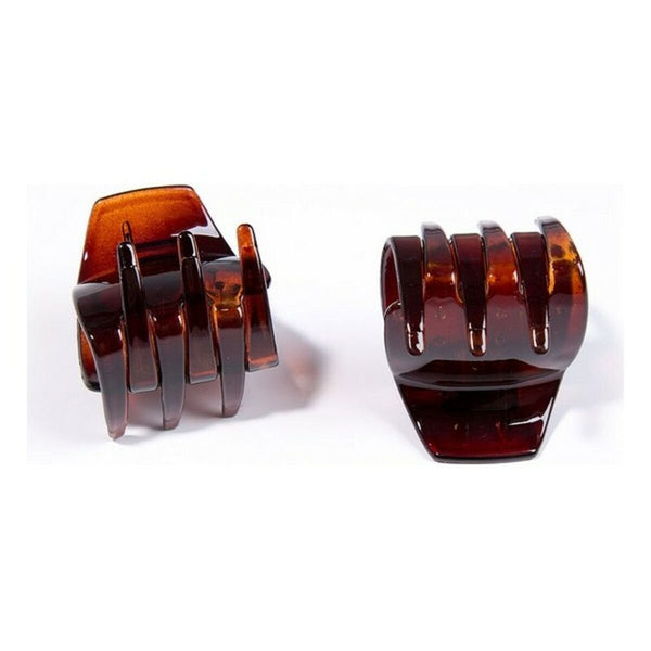 Clip Inca Pinza Concha Francesa Brown - Cosmova