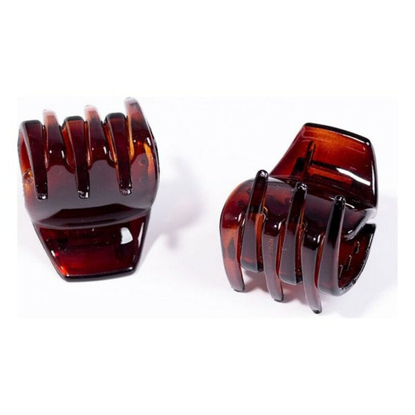 Clip Inca Pinza Concha Francesa Brown - Cosmova