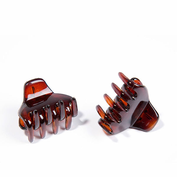 Hair clips Inca Pinza Pequeña Brown 2 Units Small - Cosmova