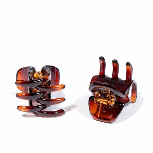 Hair clips Inca 2 Units Brown - Cosmova