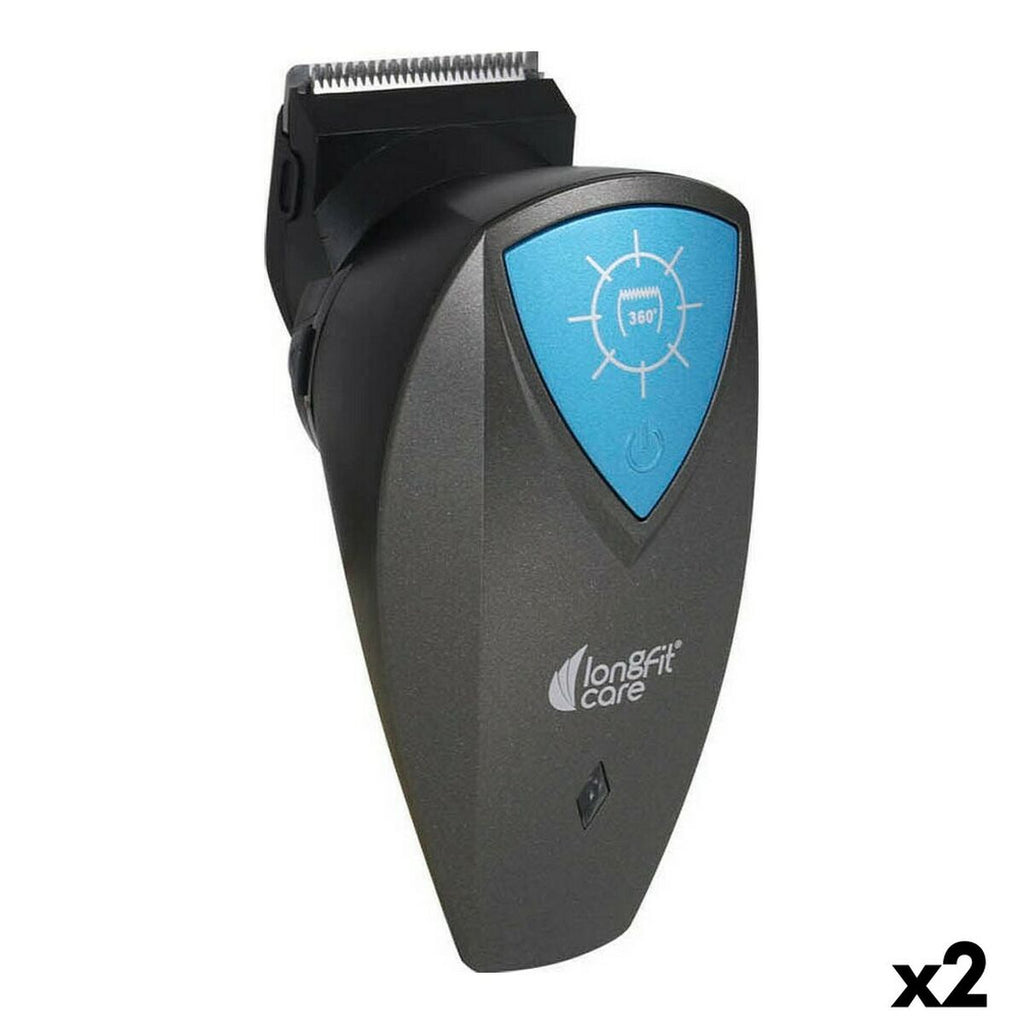 Hair Clippers LongFit Care 360° rotating head (2 Units)-0