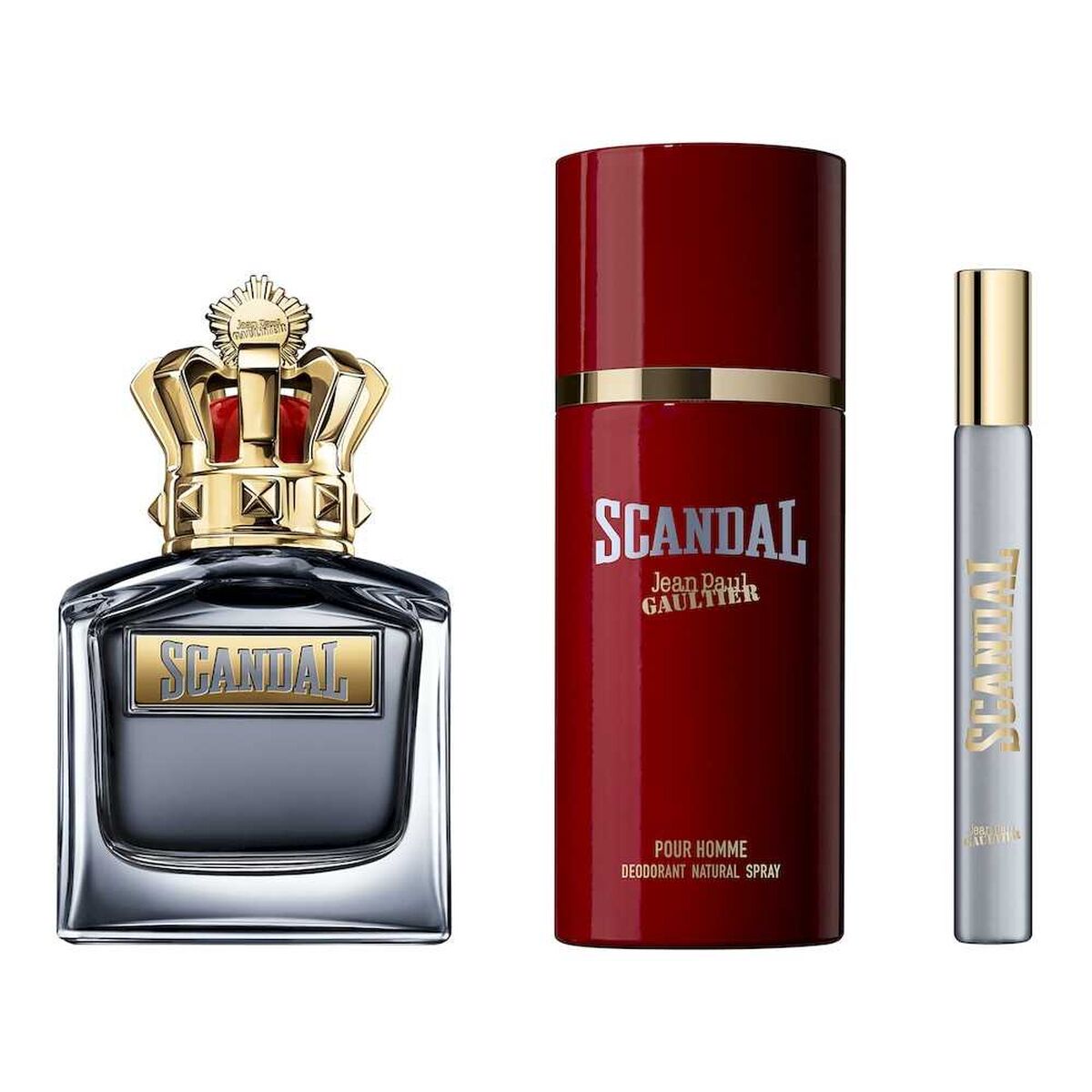 Men's Perfume Set Jean Paul Gaultier SCANDAL POUR HOMME EDT-0