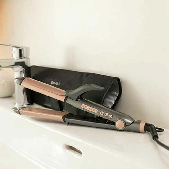 Ceramic Hair Straighteners Cecotec Black/Pink-1