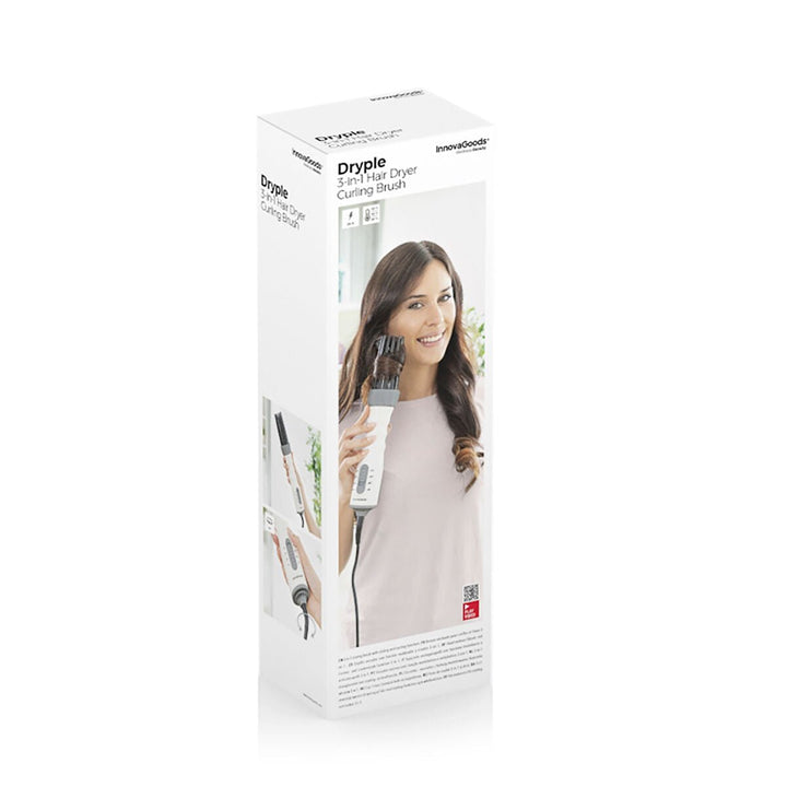 3 - in - 1 Drying, Styling and Curling Hairbrush Dryple InnovaGoods 550 W - Cosmova