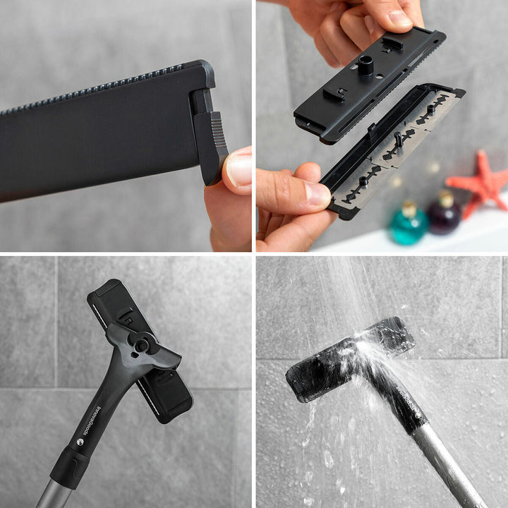 Body Shaver with Extendable Aluminum Handle Extaver InnovaGoods-8