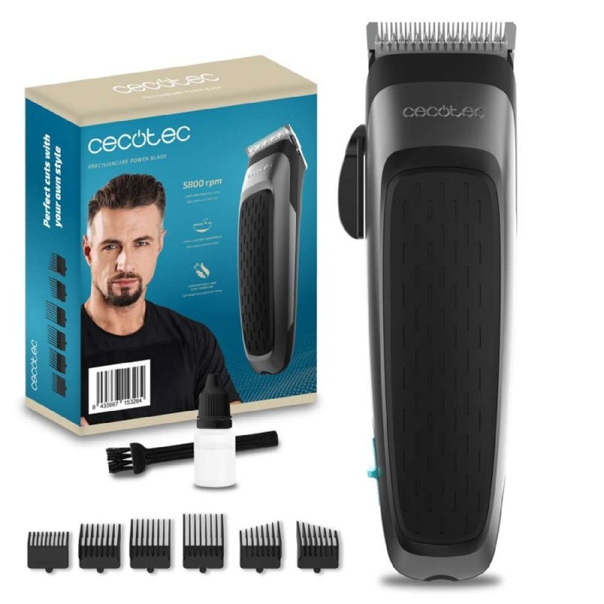 Hair Clippers Cecotec PrecisionCare Power Blade-0
