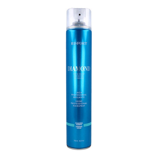 Strong Hold Hair Spray Diamond Risfort (750 ml)-0