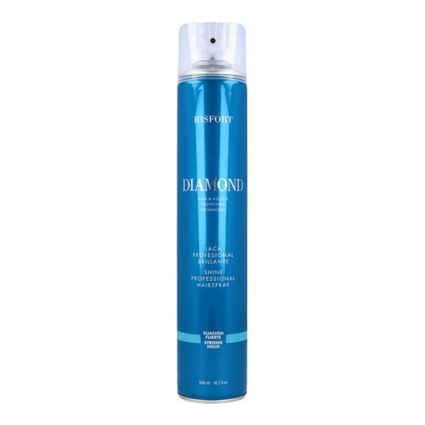 Strong Hold Hair Spray Diamond Risfort (500 ml)-0