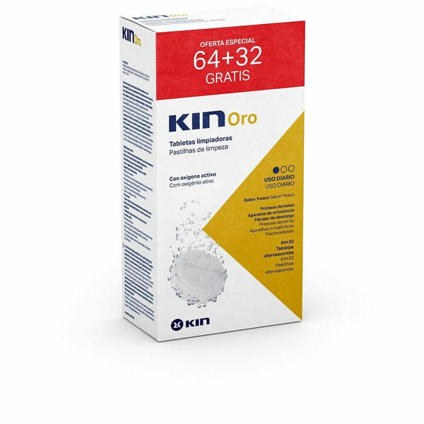 Cleaning Tablets for Dentures Kin Kin Oro - Cosmova