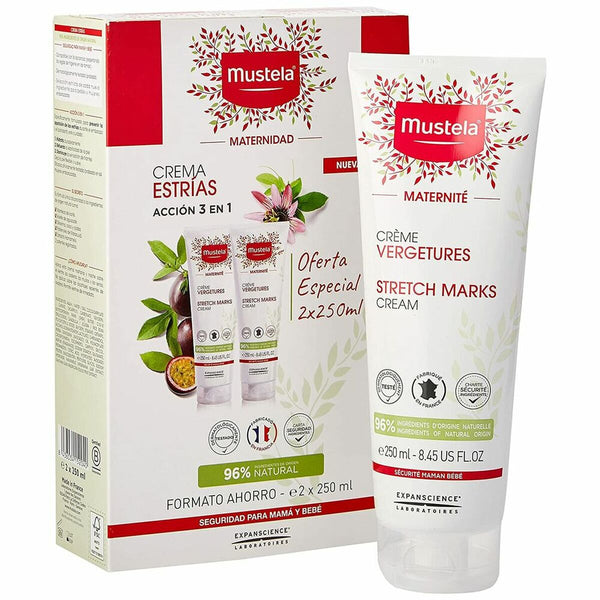 Anti - Stretch Mark Cream Mustela 48623 3 - in - 1 (2 x 250 ml) - Cosmova
