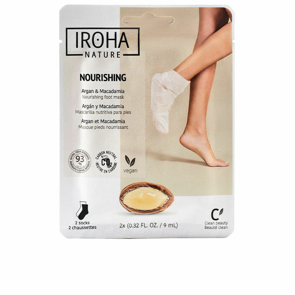 Foot Mask Iroha Argan Socks Macadamia nut-0