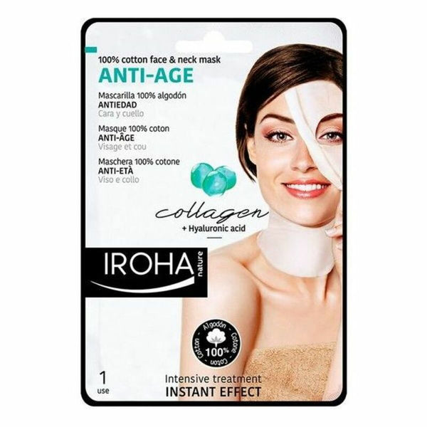 Anti-Ageing Revitalising Mask Cotton Face & Neck Iroha Cotton Face Neck Mask (1 Unit)-0