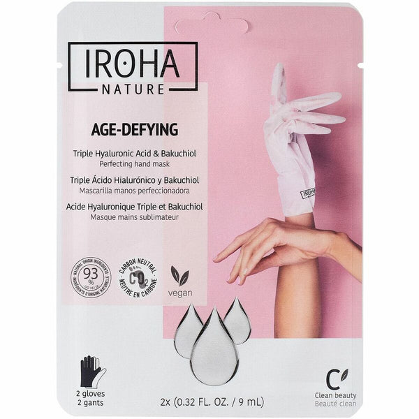 Hand Mask Iroha IN/HAND - 9 - 15 Anti - ageing Hyaluronic Acid 9 ml - Cosmova