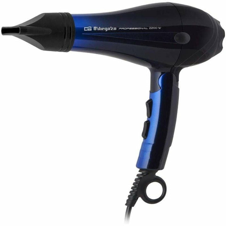 Hairdryer Orbegozo SE2085 2200 W Black Black/Blue-1