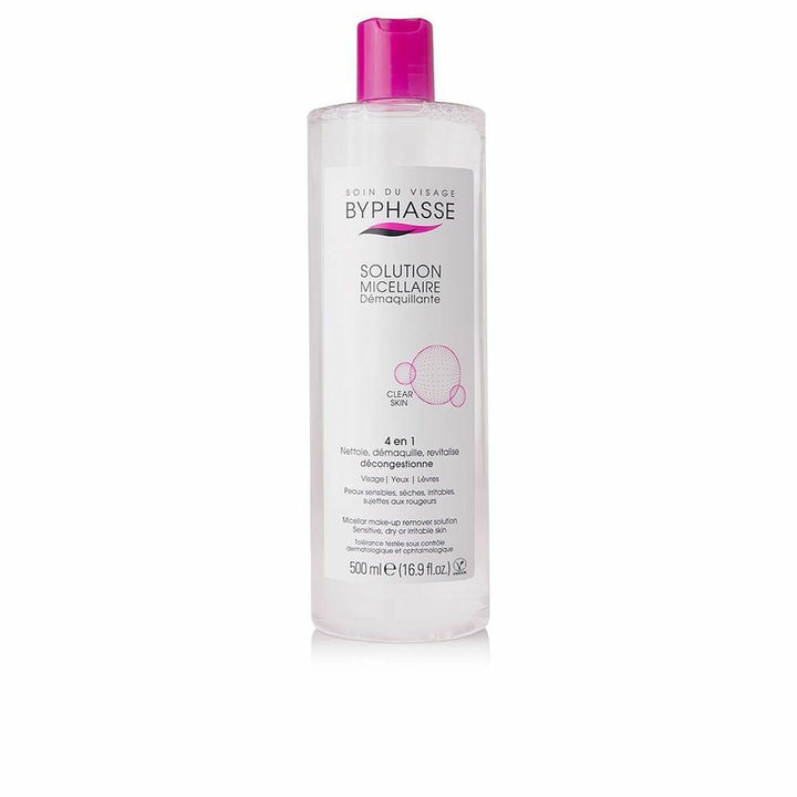 Make Up Remover Micellar Water Byphasse 1000025005 4 - in - 1 500 ml - Cosmova