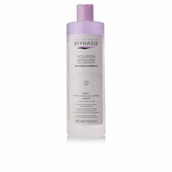 Facial Biphasic Makeup Remover Byphasse Solución Micelar Micellar 500 ml - Cosmova