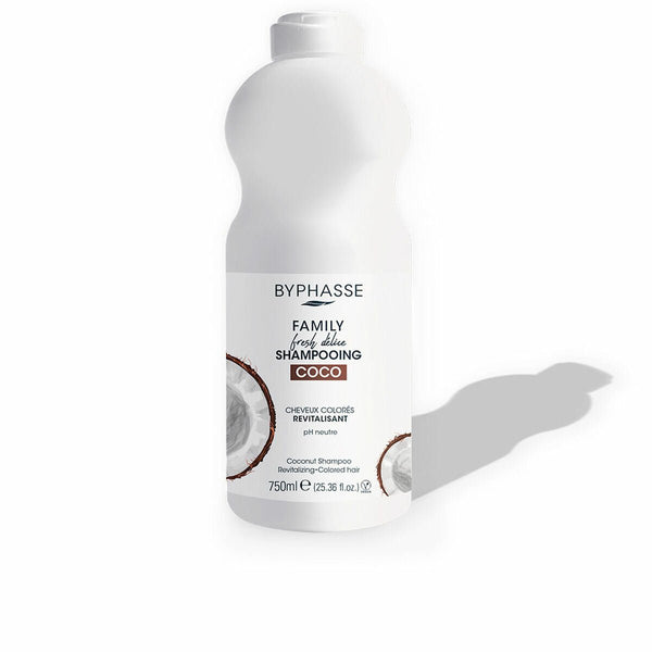 Revitalizing Shampoo Byphasse Family Fresh Delice Coconut Coloured hair (750 ml) - Cosmova