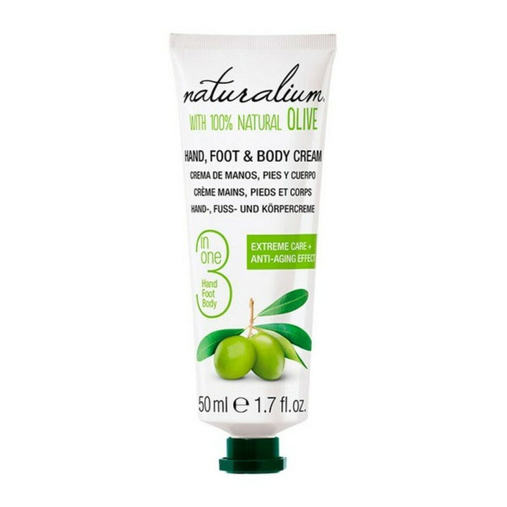 Moisturising Body Cream Oliva 100% Naturalium-1
