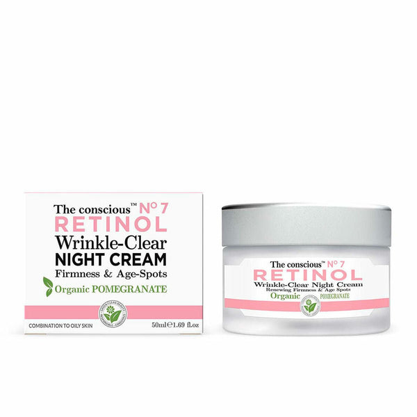 Anti - Wrinkle Night Cream The Conscious Retinol Pomegranate 50 ml - Cosmova