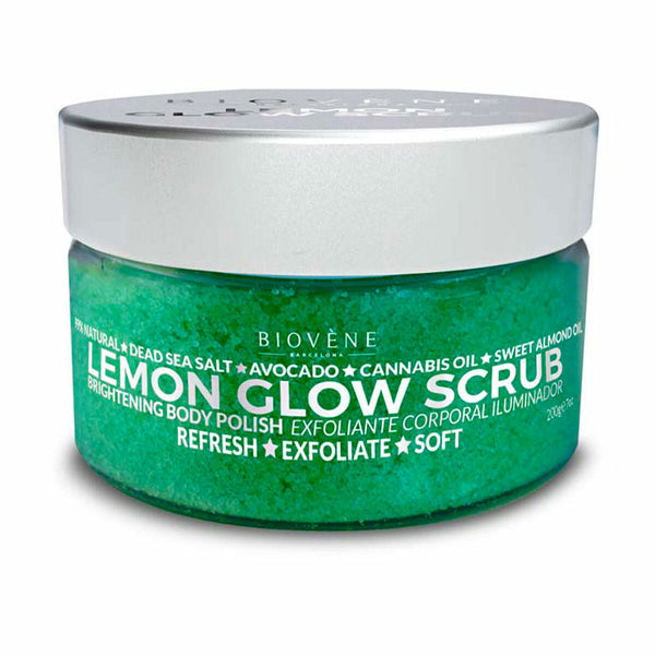 Body Cream Biovène Lemon Glow Scrub 200 g-0