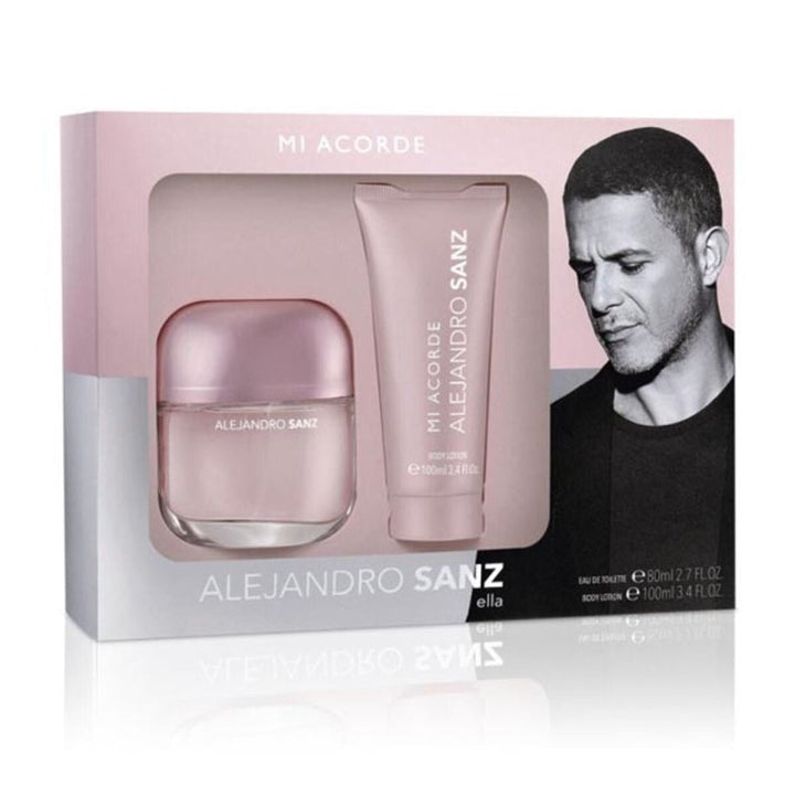 Women's Perfume Set Mi Acorde Alejandro Sanz BF - 8436581940787_Vendor (2 pcs) 2 Pieces - Cosmova