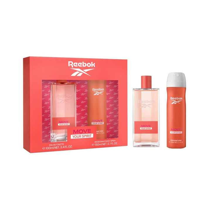 Women's Perfume Set Reebok EDT Move Your Spirit 2 Pieces - Cosmova
