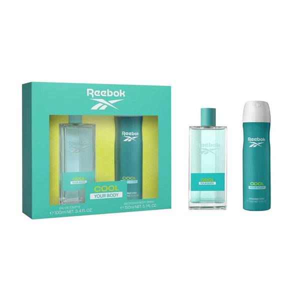 Women's Perfume Set Reebok Cool Your Body 2 Pieces - Cosmova