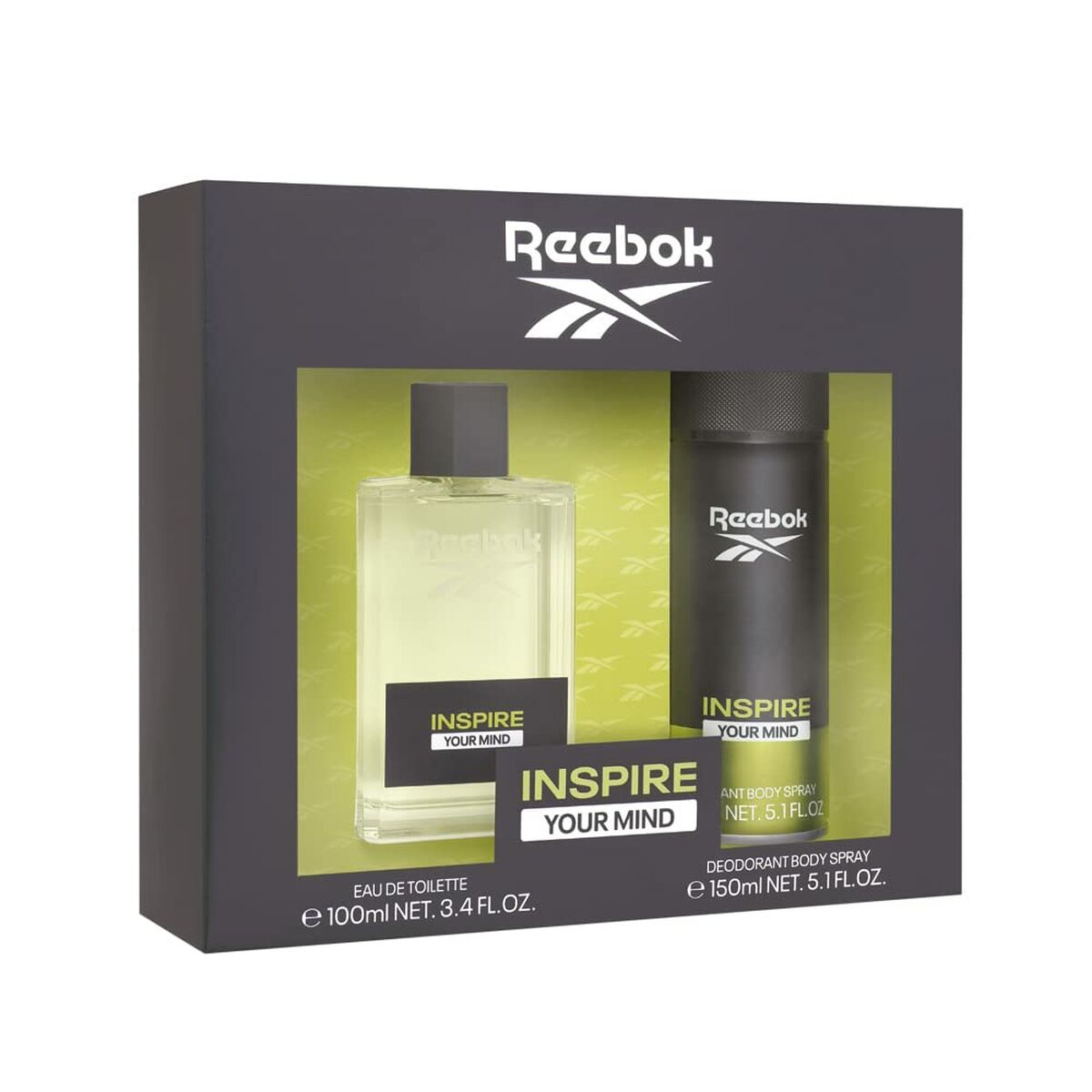 Men's Perfume Set Reebok EDT Inspire Your Mind 2 Pieces-0