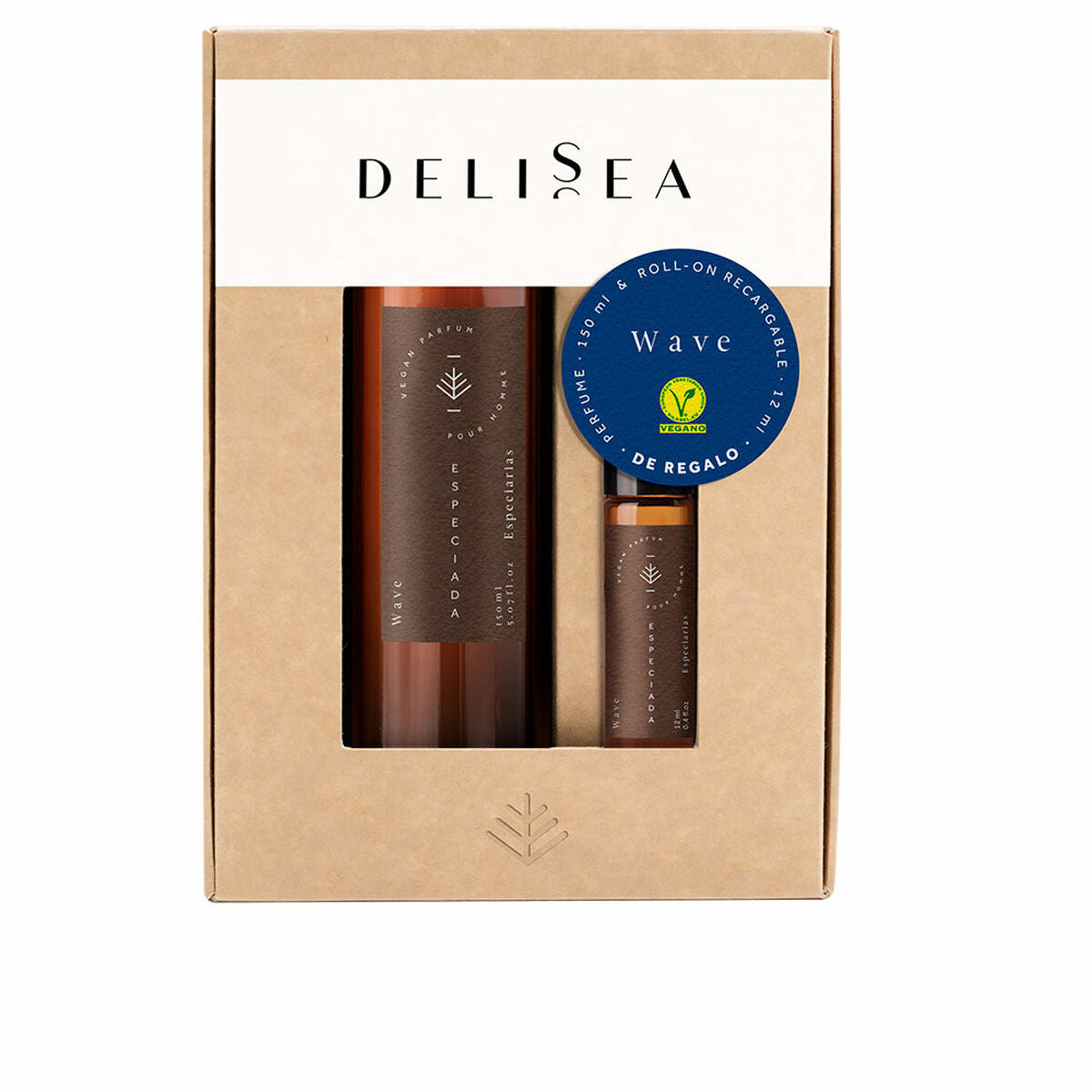 Men's Perfume Set Delisea Wave 2 Pieces-0