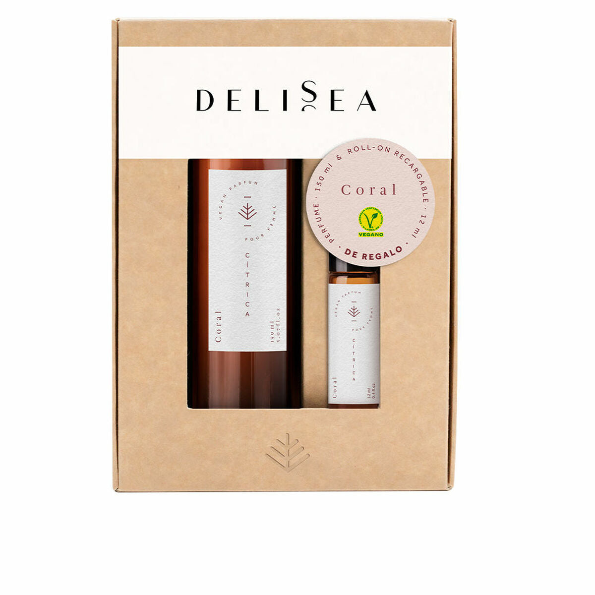 Women's Perfume Set Delisea Coral 2 Pieces-0