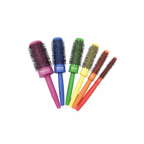 Set of combs/brushes Termix C - Ramic Pride Toilet Bag (6 pcs) - Cosmova
