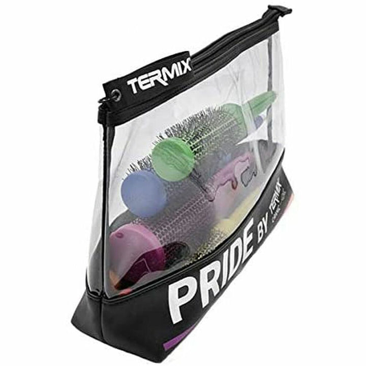 Set of combs/brushes Termix C - Ramic Pride Toilet Bag (6 pcs) - Cosmova