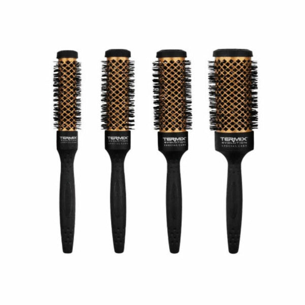 Set of combs/brushes Termix Black (4 pcs) - Cosmova