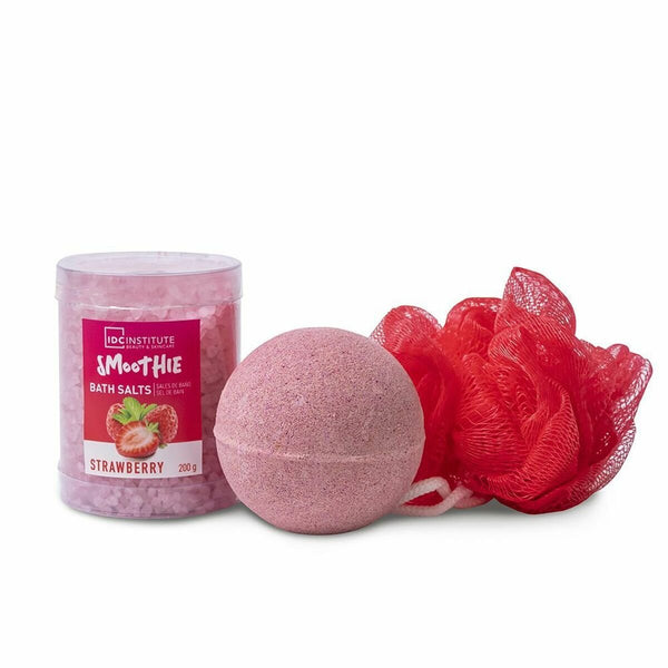 Bath Set IDC Institute Smoothie Strawberry Strawberry (3 Pieces) (3 pcs) - Cosmova