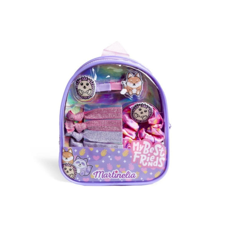 Children's Backpack with Hair Accessories Martinelia My Best Friends - Cosmova
