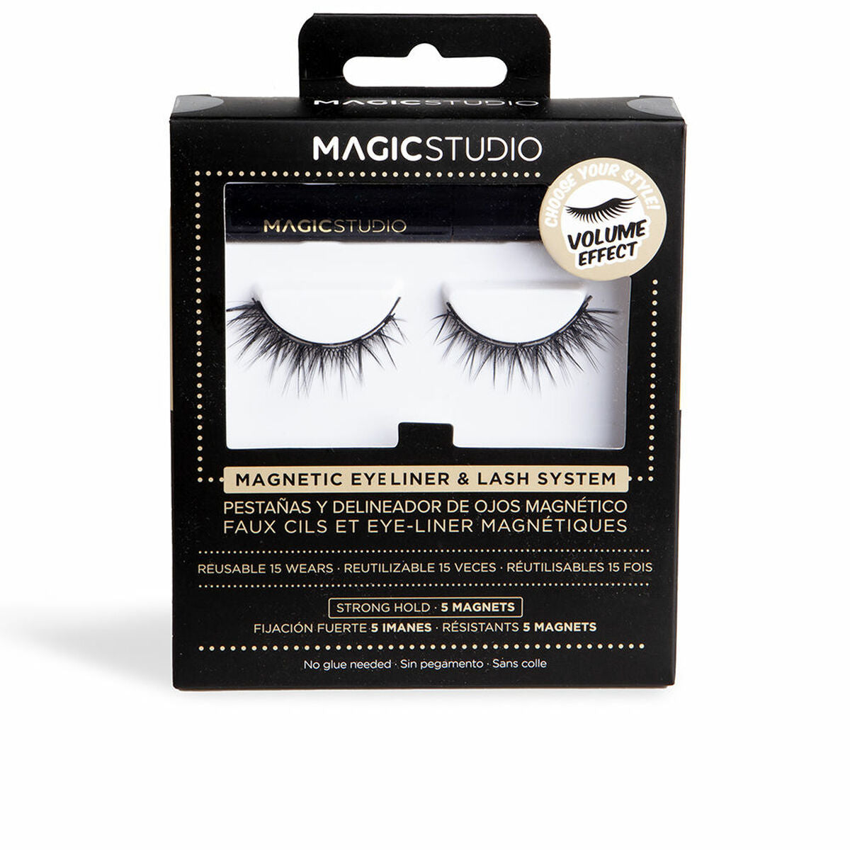 Set of false eyelashes Magic Studio Volume Magnetic 2 Pieces-0