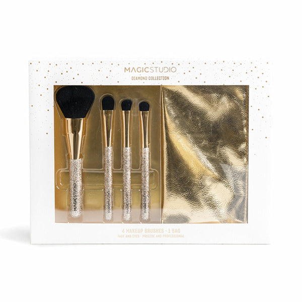 Set of Make-up Brushes Magic Studio Diamond Collection 5 Pieces-0