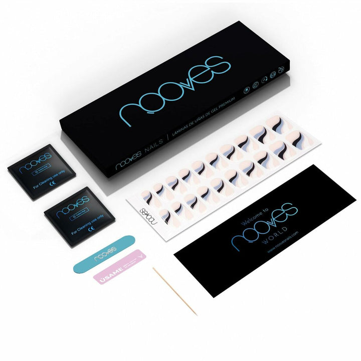 Gel Nail Foils Nooves Flowing stream (20 Units)-2