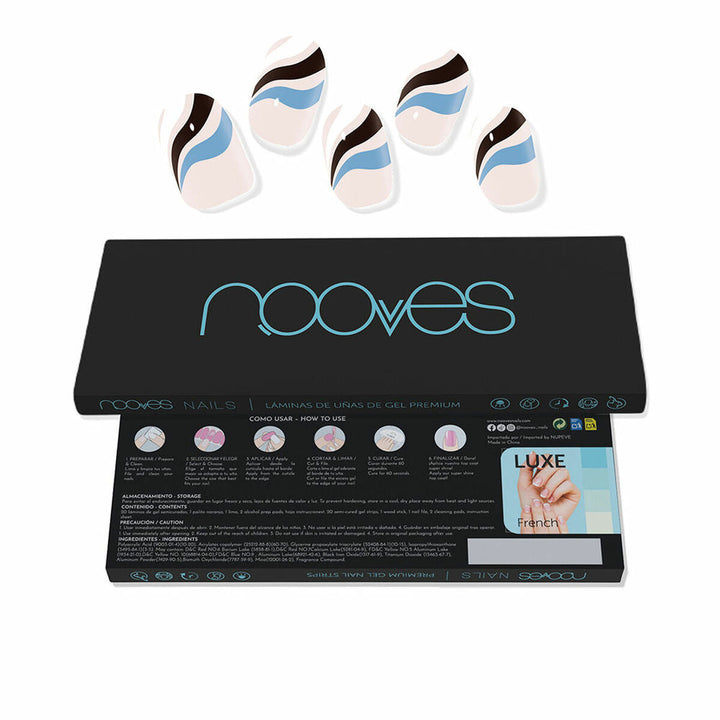 Gel Nail Foils Nooves Flowing stream (20 Units)-0