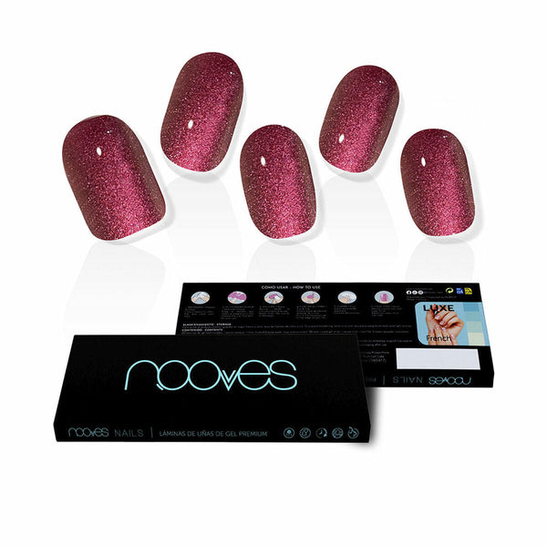 False nails Nooves Ruby Claret Gel Self-adhesives-0