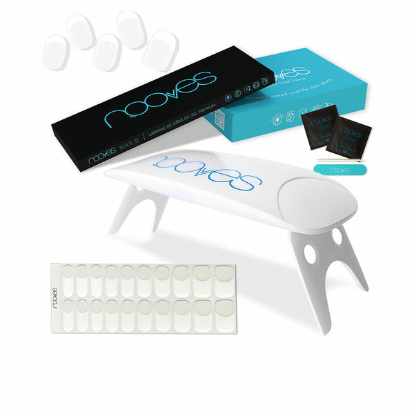 Manicure Set Nooves Premium Gel Nail Strips French manicure 5 Pieces-0