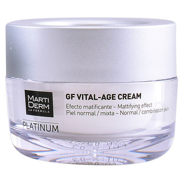 Moisturising Day Cream Platinum GF Martiderm GF Vital - Age (50 ml) Spf 15 50 ml 400 ml (1 Unit) - Cosmova