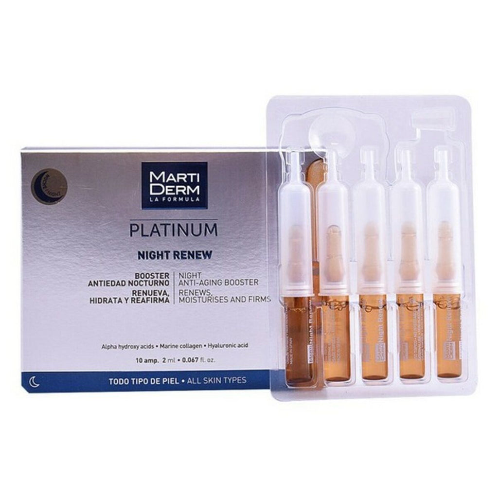 Ampoules Martiderm Platinum Night Renew-0