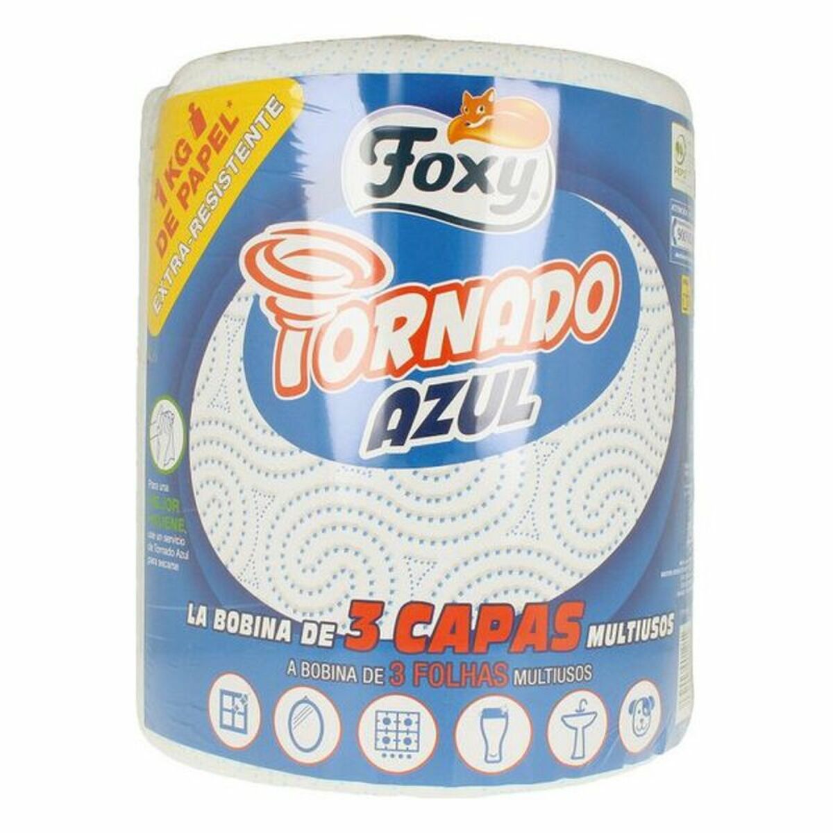 Kitchen Paper Foxy Tornado Azul-0