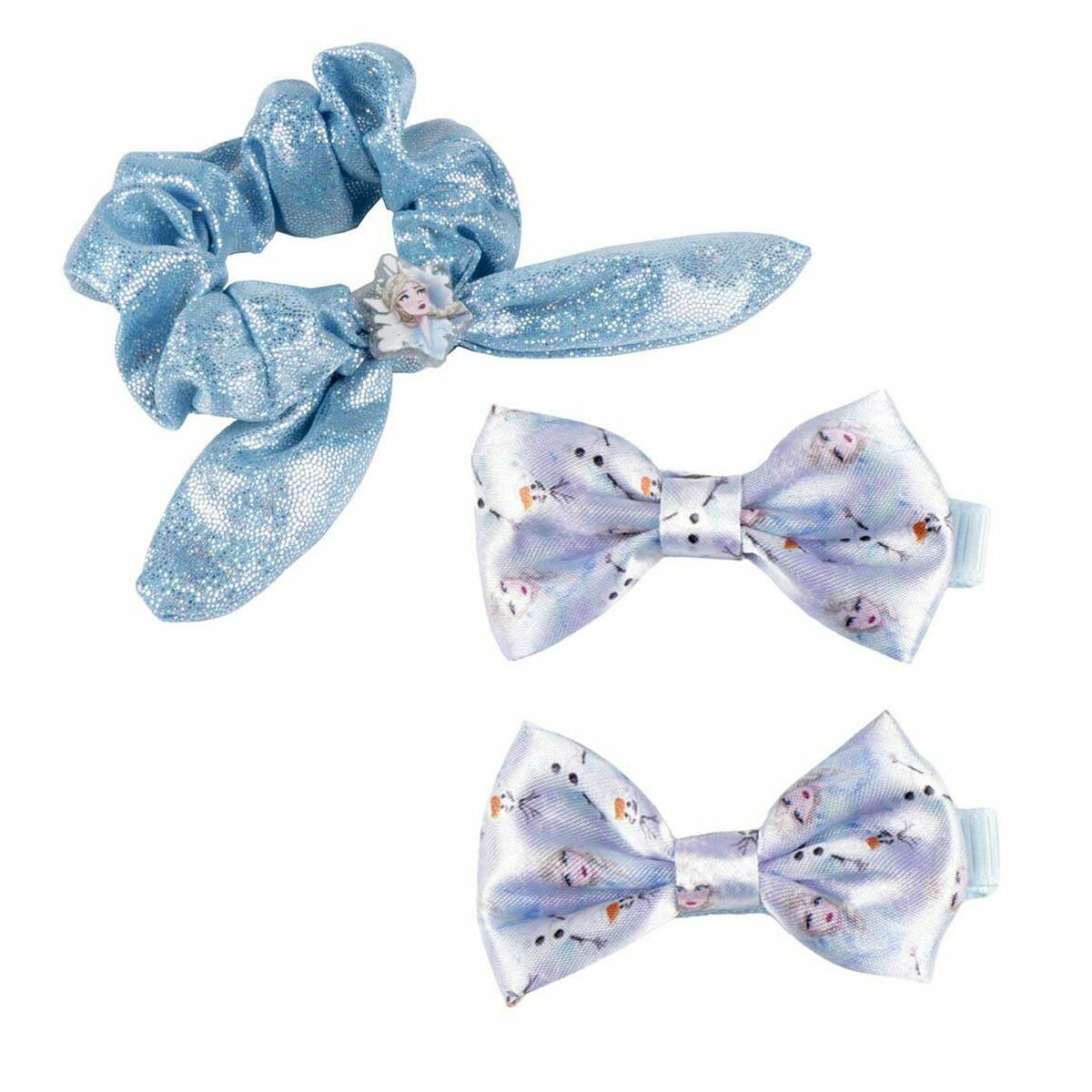 Hair Clips Disney Princess   Blue Frozen Lasso Set-1