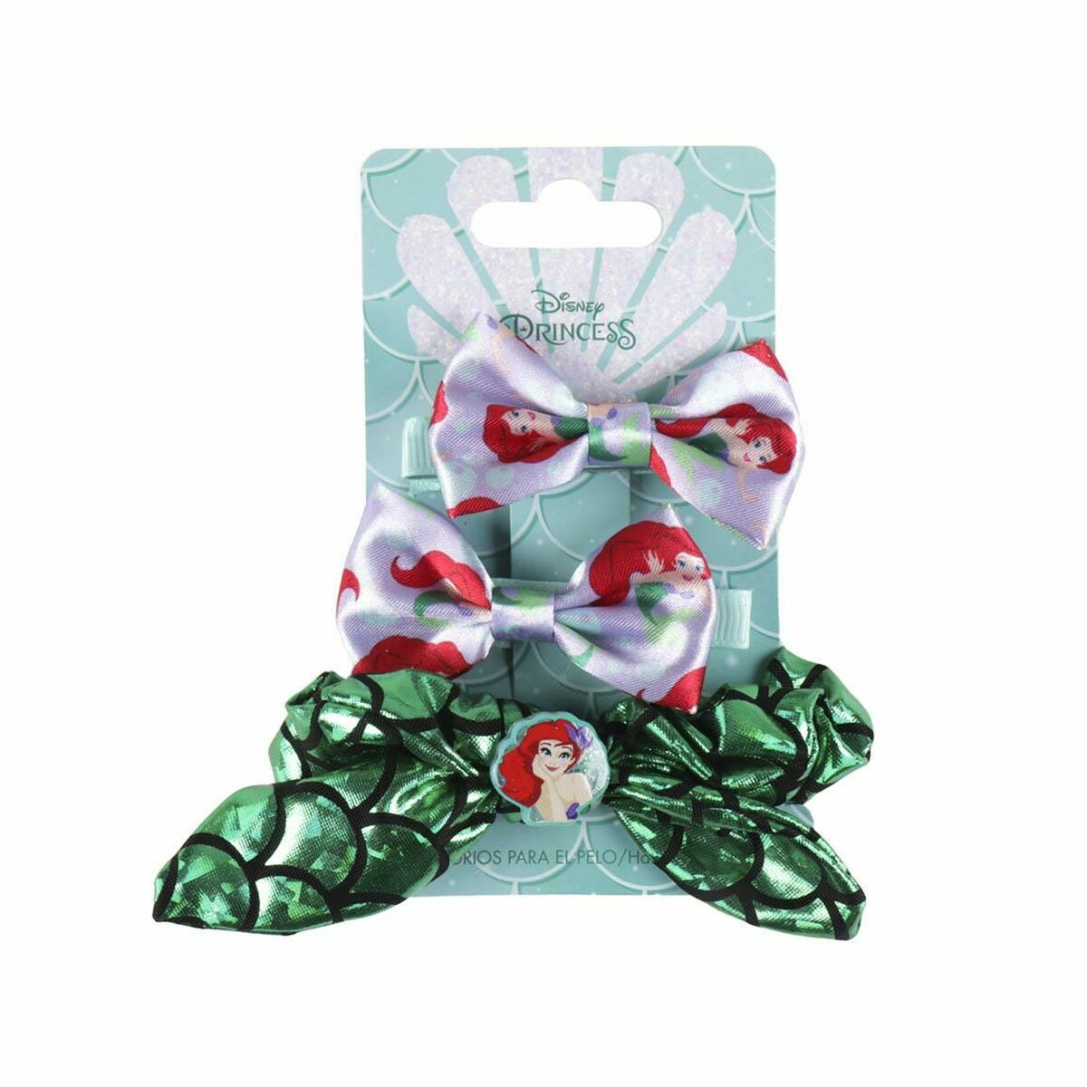 Hair Clips Disney Princess   Multicolour Lasso Set-0