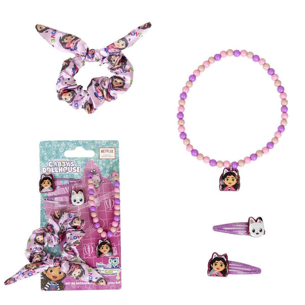 Hair accessories Gabby's Dollhouse 4 Pieces Pink - Cosmova