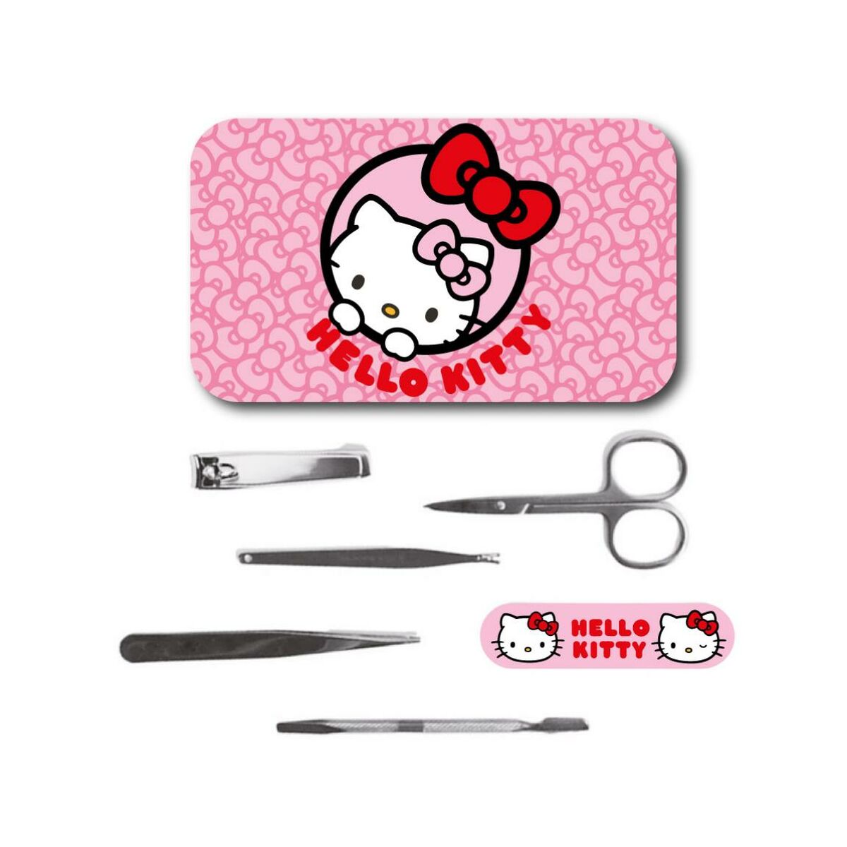 Manicure Set Hello Kitty Pink Multi-composition-0