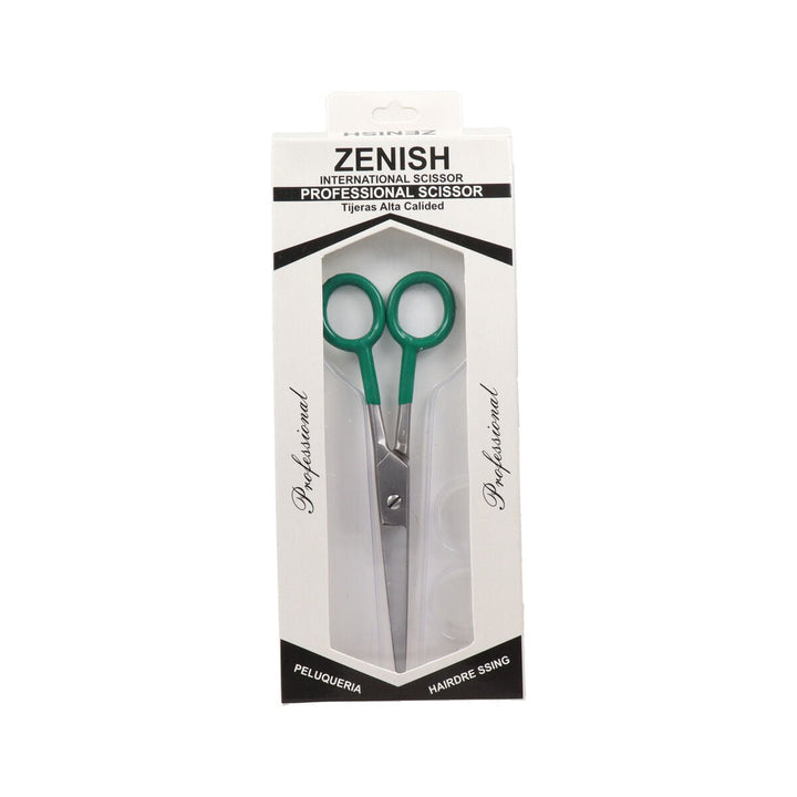 Hair scissors Zenish Professional 7" Green - Cosmova